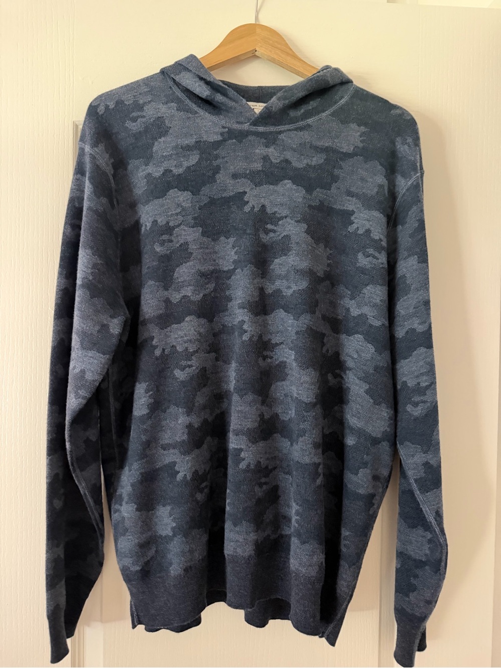 Peter Millar Men's Camo Reversible Pop Over 100% Merino Wool